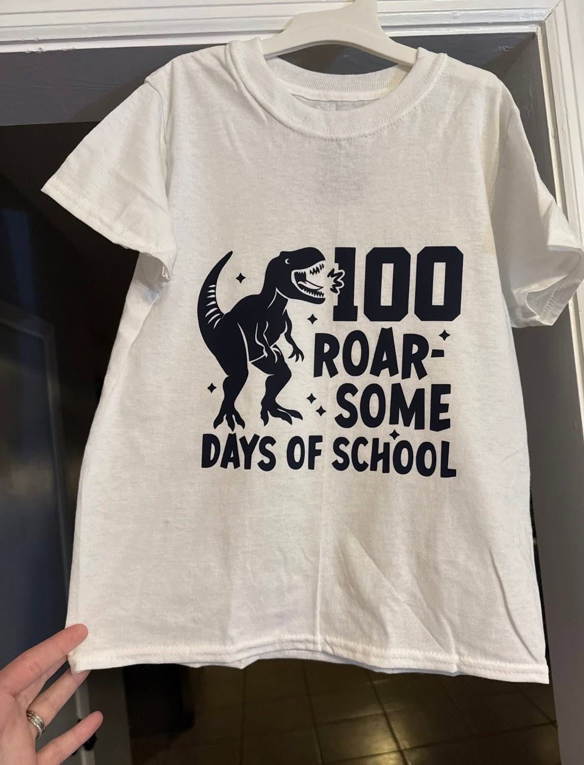 100 Roar-some Days of School tee
